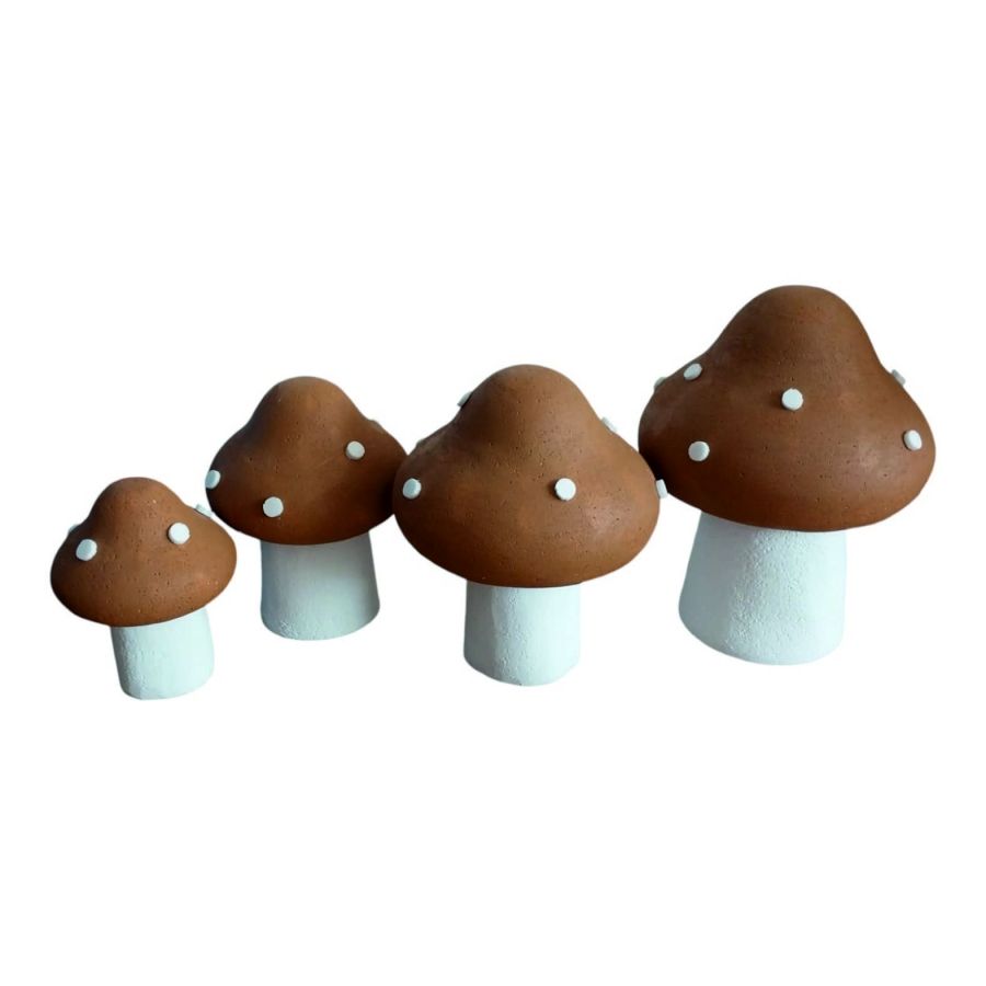 STRAFOR 4 LÜ MANTAR MAKETİ kahverengi 