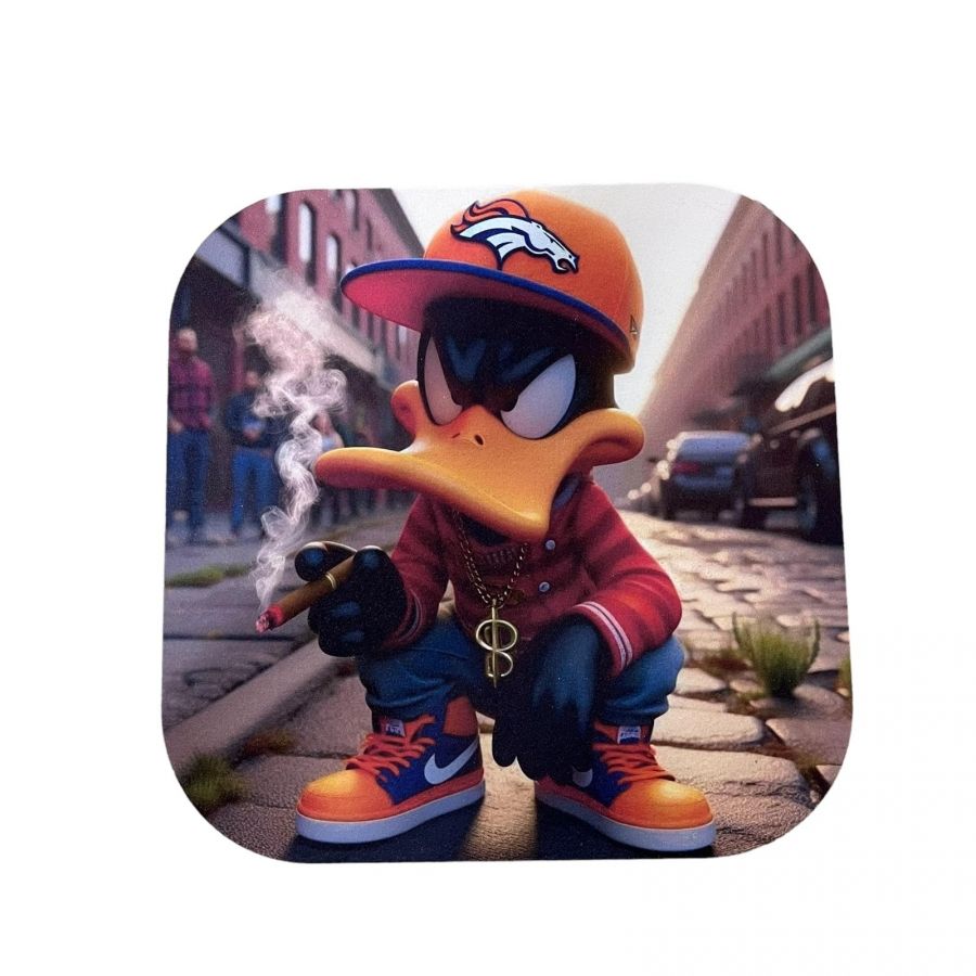 Daffy Duck Strafor Üzerine Baskılı Tablo 28*28*4 Ölçü