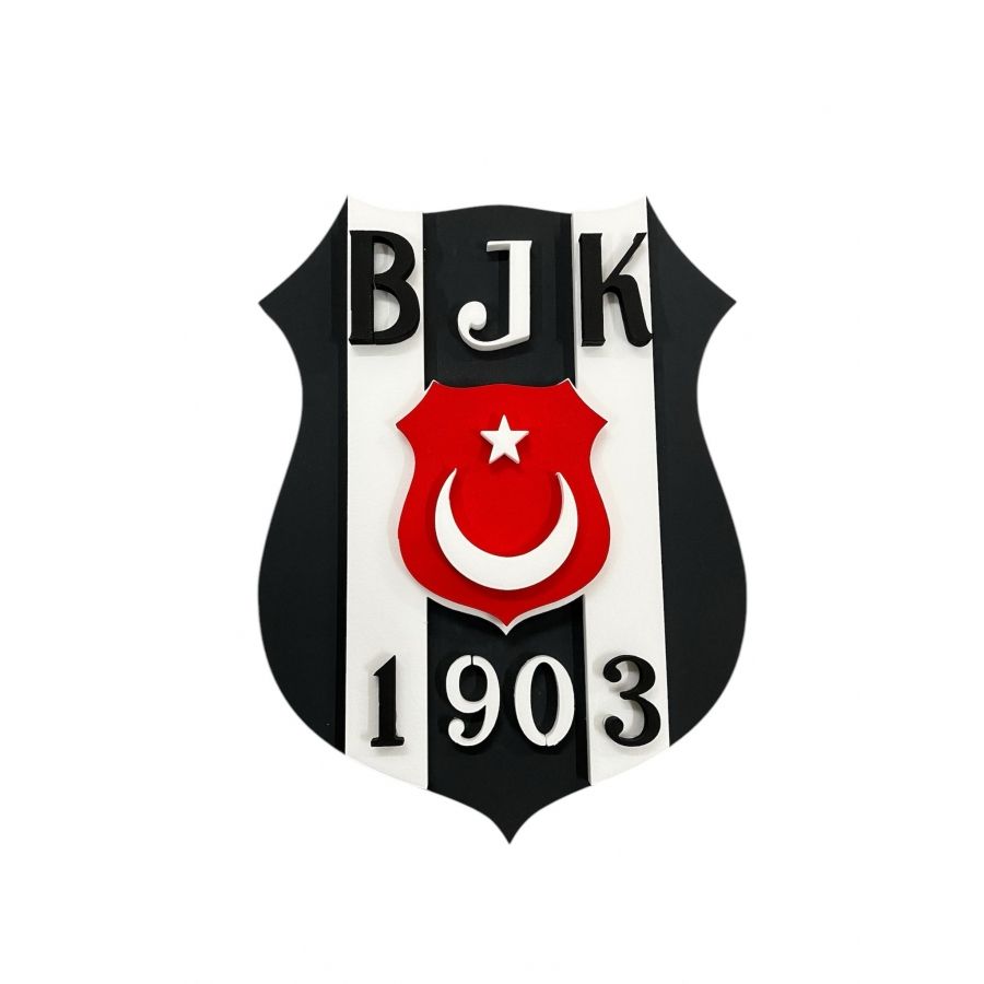 BEŞİKTAŞ 3 Boyutlu Taraftar Duvar Logo 50 cm