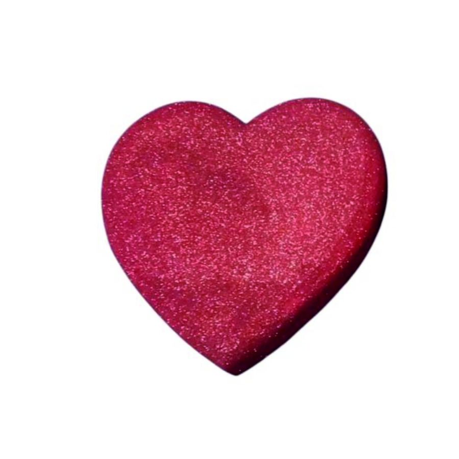 Strafor Kalp 22 cm simli 