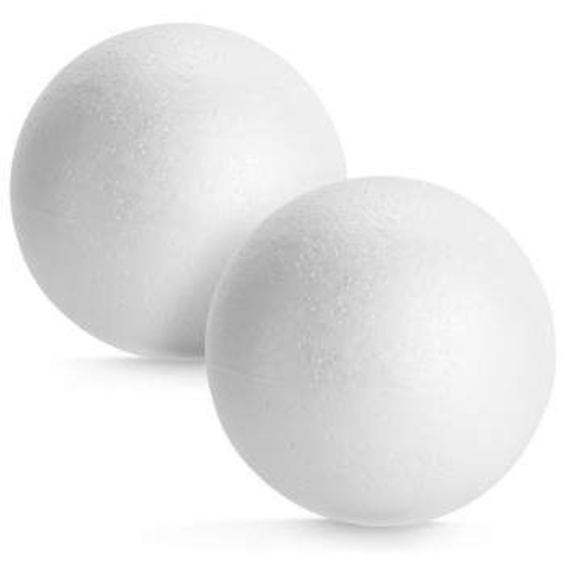 12 cm Çap Strafor Top 2 li Paket