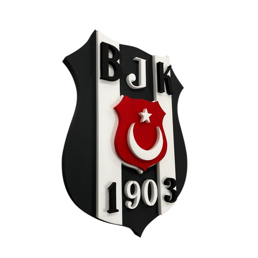 BEŞİKTAŞ 3 Boyutlu Taraftar Duvar Logo 50 cm